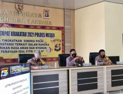 Polres Mesuji Gelar Lat Pra Ops Ketupat Krakatau 2021 Pengamanan Idul Fitri