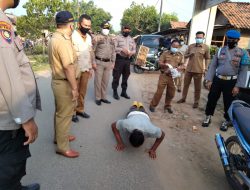 Satgas Covid-19 Laksanakan Operasi Yustisi di Pasar Pemenang Pagelaran