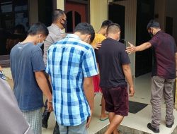 Polres Tanggamus Tangkap Empat Pelaku Curas di Area Pantai Tanggamus