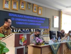 Pemkab Lampura Gelar Sosialisasi Pengendalian Gratifikasi