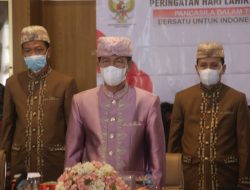 Bupati Lampura Ikuti Upacara Hari Lahir Pancasila yang Diselenggarakan BPIP Secara Virtual