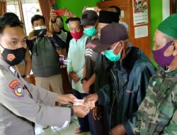 Warga Gunung Sugih Dapat BLT dan Masker