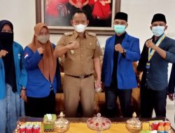 Perkenalkan Kepengurusan Baru, PC PMII Pringsewu Silaturahmi dengan Wabup Pringsewu