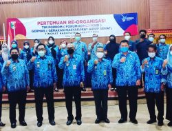 Sekda Tanggamus Buka Pertemuan Re-Organisasi Acara Tim Forkom Germas