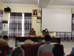 Dinas PRKP Adakan Sosialisasi Pengadaan Tanah Kantor Kepolisian Pesibar