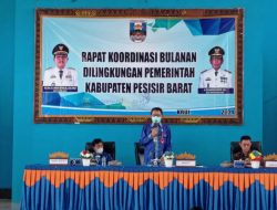Rakor Bulanan, Agus Istiqlal Ajak Jajarannya Tingkatkan Pelayanan Publik