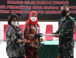 Pemkot Serahkan Hibah Tanah ke Kodim 0410
