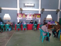 Masyarakat Pujodadi dan Sidodadi Antusias Ikuti Vaksinasi Massal