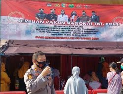 Antusias Vaksinasi Massal di Rest Area Gisting Tanggamus