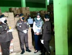 Kejari Tuba Sidak ke Gudang Obat Dinas Kesehatan