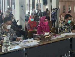 Bupati Tanggamus Ikuti Rakor Penanganan Covid-19 Provinsi Lampung