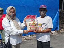 Gerindra Lampung dan PIRA Beri Bantuan Korban Kebakaran di Telukbetung Timur