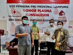 Ikuti Jejak Wabup, Koordinator Kotaku Pringsewu Donorkan Plasma Konvalesen