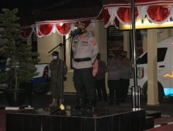 Polres Pringsewu Gelar Apel Kesiapan Patroli Besar dan Penyaluran Bansos