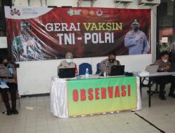 Polda Lampung Gelar Vaksinasi Massal Dosis ke-2 di Unila