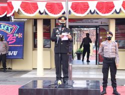 22 Personil Polres Pringsewu Naik Pangkat