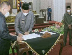 Pemkab Pringsewu Ikuti Rakor Pembahasan Penanganan Covid-19
