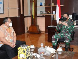 Danrem 043/Gatam Terima Silaturahmi Kepala OJK, Kesra dan Asisten 1 Bidang Pemerintahan