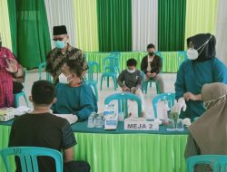 Wabup Tanggamus Tinjau Pelaksanaan Vaksinasi Masyarakat di Kecamatan Gisting