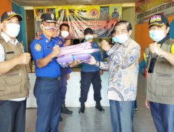 FX Siman Beri Bantuan Kepada Tim Pemakaman Covid-19 BPBD Pringsewu