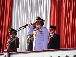 Pemkot Pertama Kali Gelar Upacara Bendera HUT RI ke-76 di Tengah Pandemi