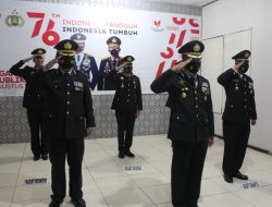 Kapolres Tubaba Ikuti Upacara HUT RI ke-76 Secara Virtual