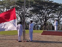 Pemkab Tanggamus Gelar Upacara HUT RI ke-76 di Lapangan Pemda