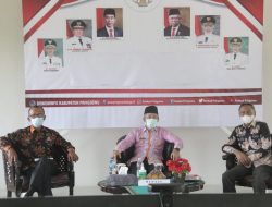 Bupati Pringsewu Ikuti Rakor Percepatan Pembangunan Infrastruktur Menko Marves