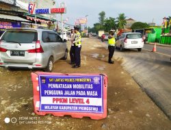 PPKM Level 4 Diperpanjang, Pos Penyekatan di Pringsewu Tetap Beroperasi