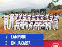 Tim Softball Putra Lampung Raih Medali Emas Pertama di PON XX Papua