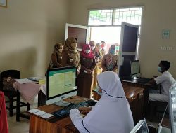 Dewi Handajani Tinjau Pelaksanaan ANBK di SMPN 1 Gisting