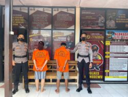 Polres Pringsewu Bekuk Bandar dan Kurir Sabu