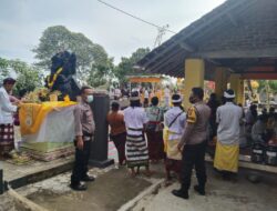 Polsek Gading Rejo Adakan Monitoring dan Pengamanan kegiatan Piodalan Pure ke -42