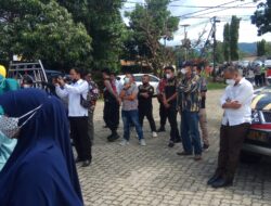 Masyarakat Limau Tuntut Dana BLT ke Kantor Inspektorat Tanggamus