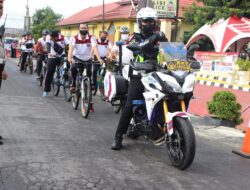 Kapolres dan Ketua DPRD dan Kejari Pringsewu Tinjau Vaksinasi Anak Usia Dini