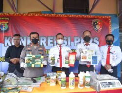 Polda Lampung Amankan 1,7 Ton Pupuk Ilegal