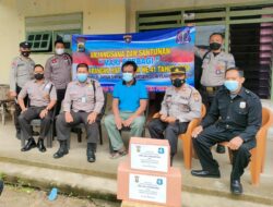 Satbinmas Polres Pringsewu Anjang Sana ke Rumah Pensiunan Satpam