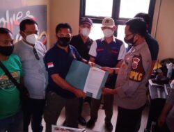 Tujuh Organisasi Kewartawanan Laporkan LSM GMBI ke Polres Pesawaran