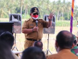 Gubernur Lampung Tinjau Lahan Pembangunan Kawasan Industri Way Pisang