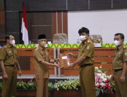 Bupati Pringsewu Serahkan Pagu DPA 2022