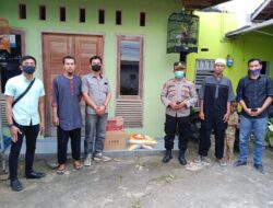 Polda Beri Bantuan Sembako ke Anak Amir Khilafatul Muslimin Bandar Lampung