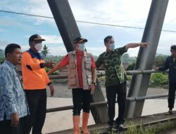 Wabup Tanggamus Tinjau Lokasi Banjir di Pekon Gunung Doh