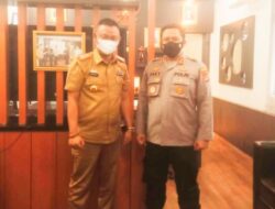 Jalin Kerja Sama yang Baik, Sekwan Silaturahmi ke Kapolres Lamtim