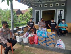 Polres Pringsewu dan Lembaga Paskas Datangi Ponpes Terbakar Ash Sholihah