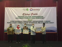Lampura Peringkat Ke-4 Predikat Kepatuhan Tinggi Standar Pelayanan Publik 2021