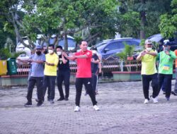 Bupati Adipati Ikuti Apel dan Senam Bersama Dilingkungan Pemkab Way Kanan