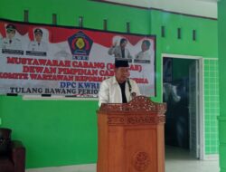 Muscab, Bupati Berharap KWRI Bersinergi Dengan Pemkab Tuba
