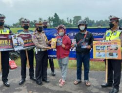Satlantas Pringsewu Gelar Kampanye Keselamatan Berlalu Lintas