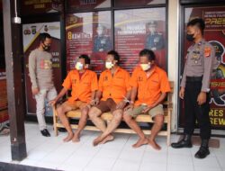 Polres Pringsewu Ringkus Tiga Pelaku Penyalahguna Sabu