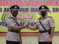 Kapolres Pringsewu Pimpin Sertijab Kapolsek Sukoharjo